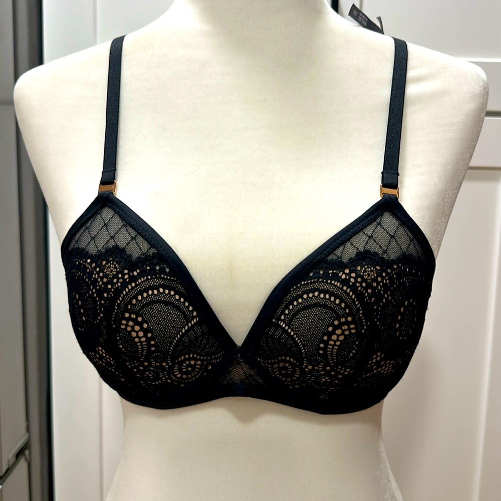 NWT Aerie Sunnie Demi Push Up Blossom Wireless Lace Bra